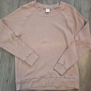 TNA - Aritzia - Thermal Longsleeve - Dusty Rose - Size Small